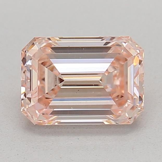 0.53 Ct. Fancy Intense  Pink Emerald Lab Grown Diamond