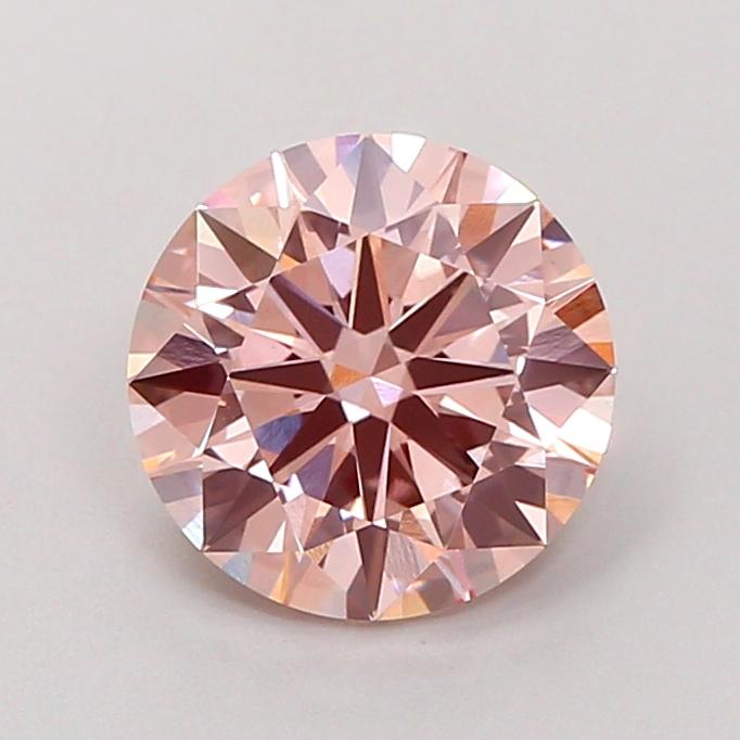 2.01 Ct. Fancy Intense Pink Round Lab Grown Diamond