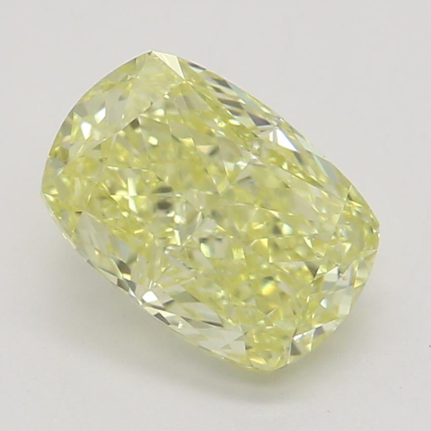 0.97 Ct. Fancy Yellow Cushion Diamond