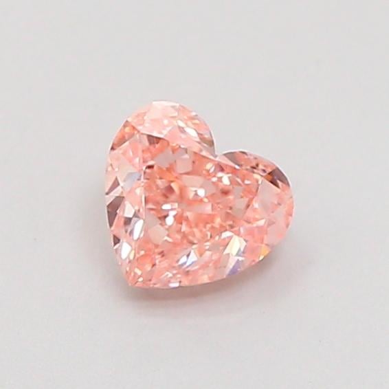 0.38 Ct. Fancy Intense  Pink Heart Lab Grown Diamond