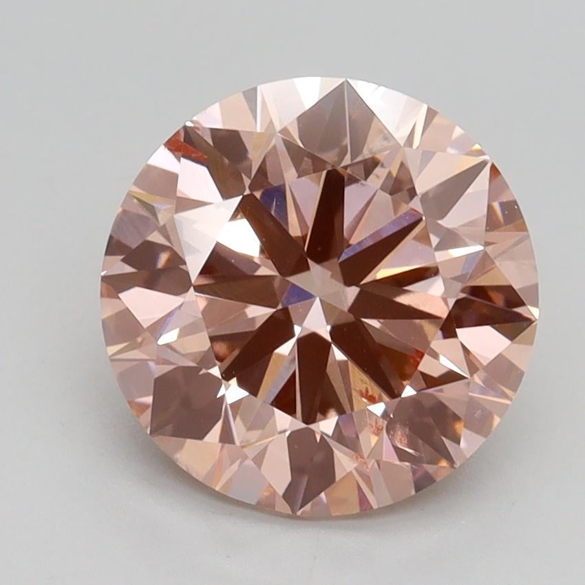 2.72 Ct. Fancy Intense Pink Round Lab Grown Diamond