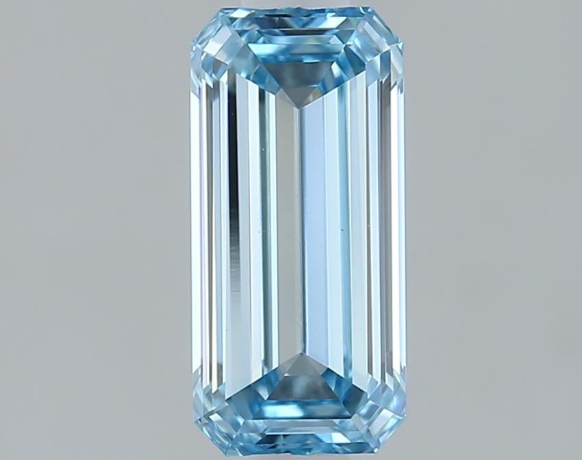 1.04 Ct. Fancy Intense Blue Emerald Lab Grown Diamond