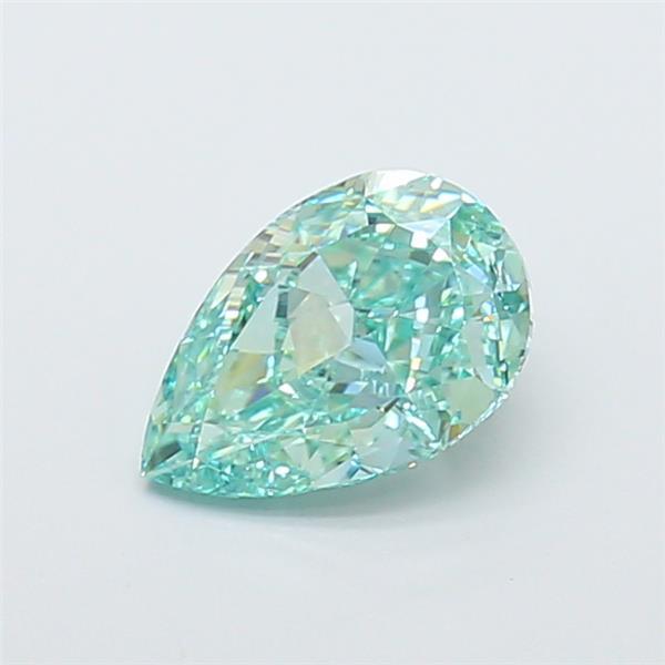 1.14 Ct. Fancy Vivid  Yellow Cushion Lab Grown Diamond