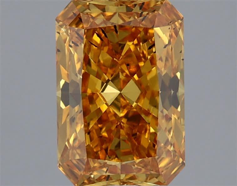 1.35 Ct. Fancy Vivid Yellow Radiant Lab Grown Diamond