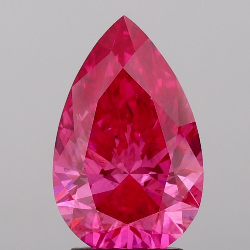 3.01 Ct. Fancy Vivid Pink Pear Lab Grown Diamond