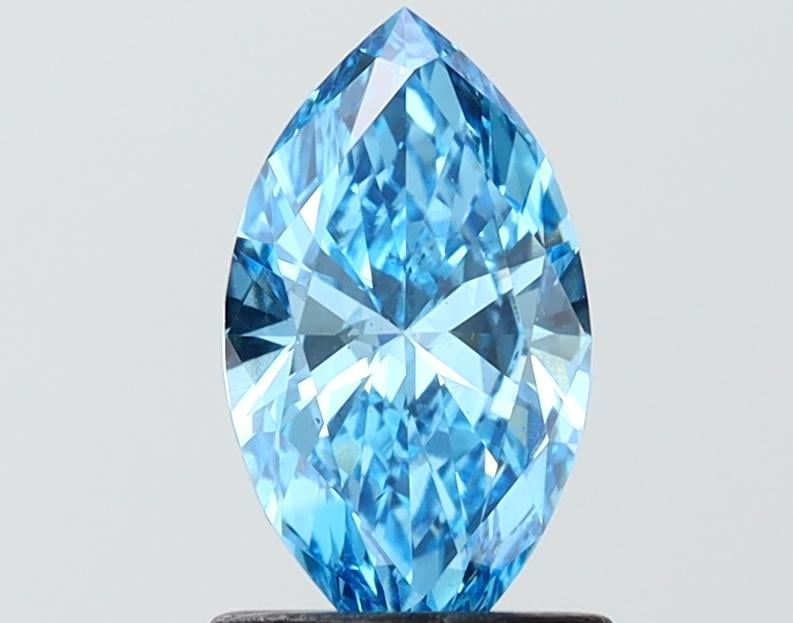 1.01 Ct. Fancy Vivid Blue Blue Marquise Lab Grown Diamond