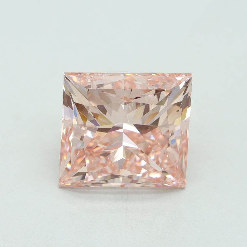 5.01 Ct. Fancy Vivid Pink Princess Lab Grown Diamond