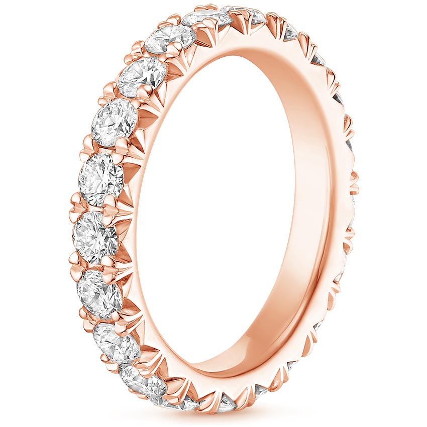 14K Rose Gold Ellora Eternity Diamond Ring (1 3/4 ct. tw.), large side view