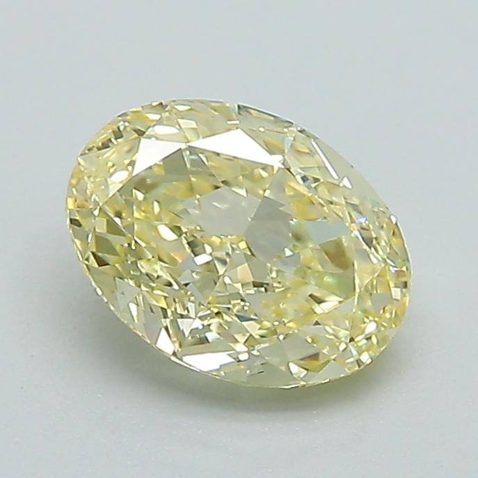 1.06 Ct. Fancy Intense Yellow Oval Lab Grown Diamond