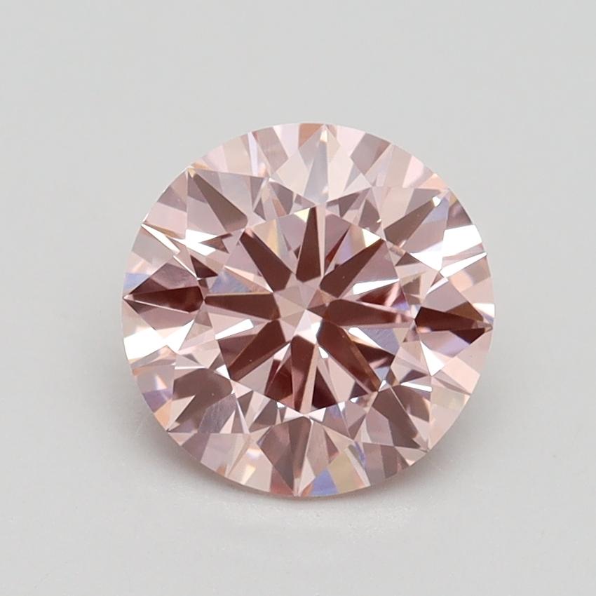 1.52 Ct. Fancy Intense Pink Round Lab Grown Diamond