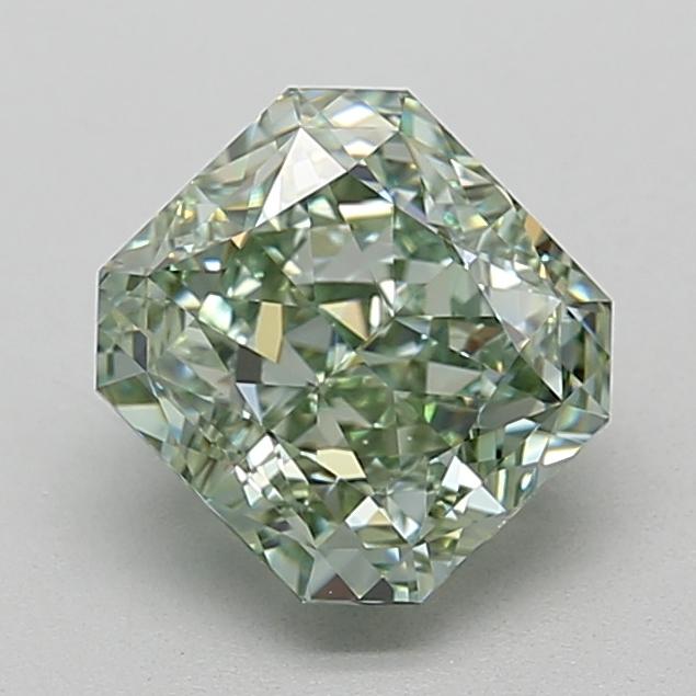 2.80 Ct. Fancy Intense Green Radiant Lab Grown Diamond