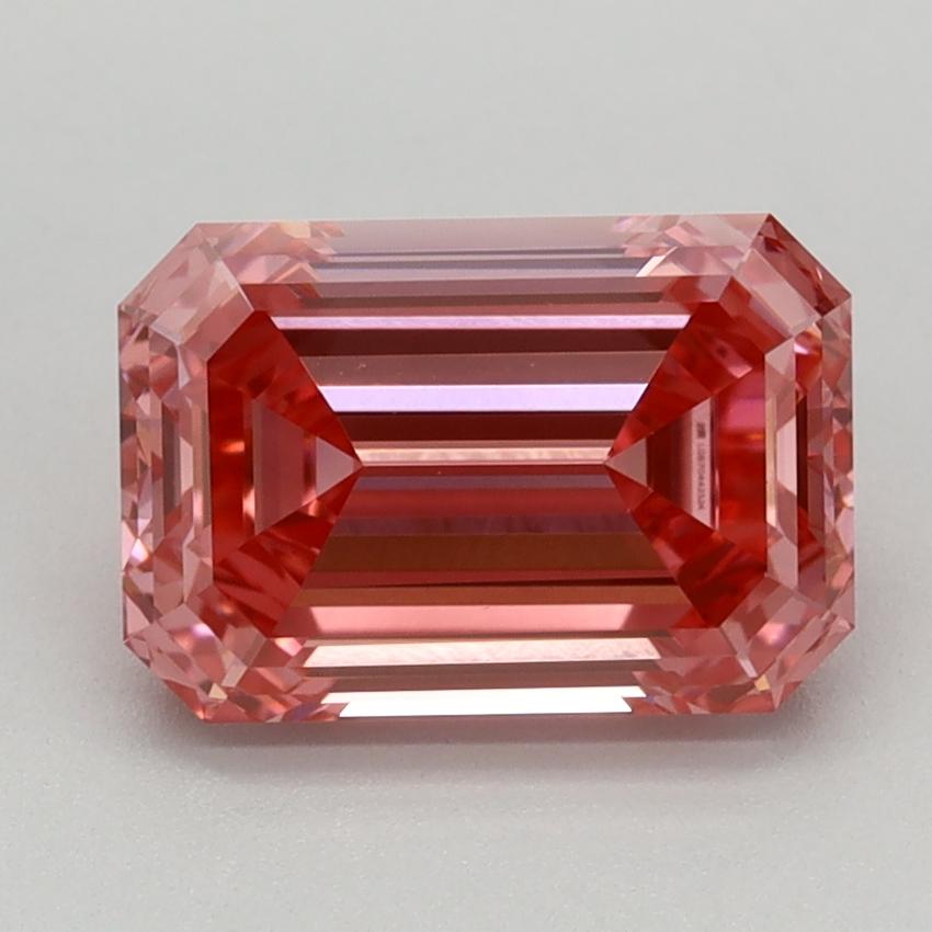 1.92 Ct. Fancy Vivid Pink Emerald Lab Grown Diamond