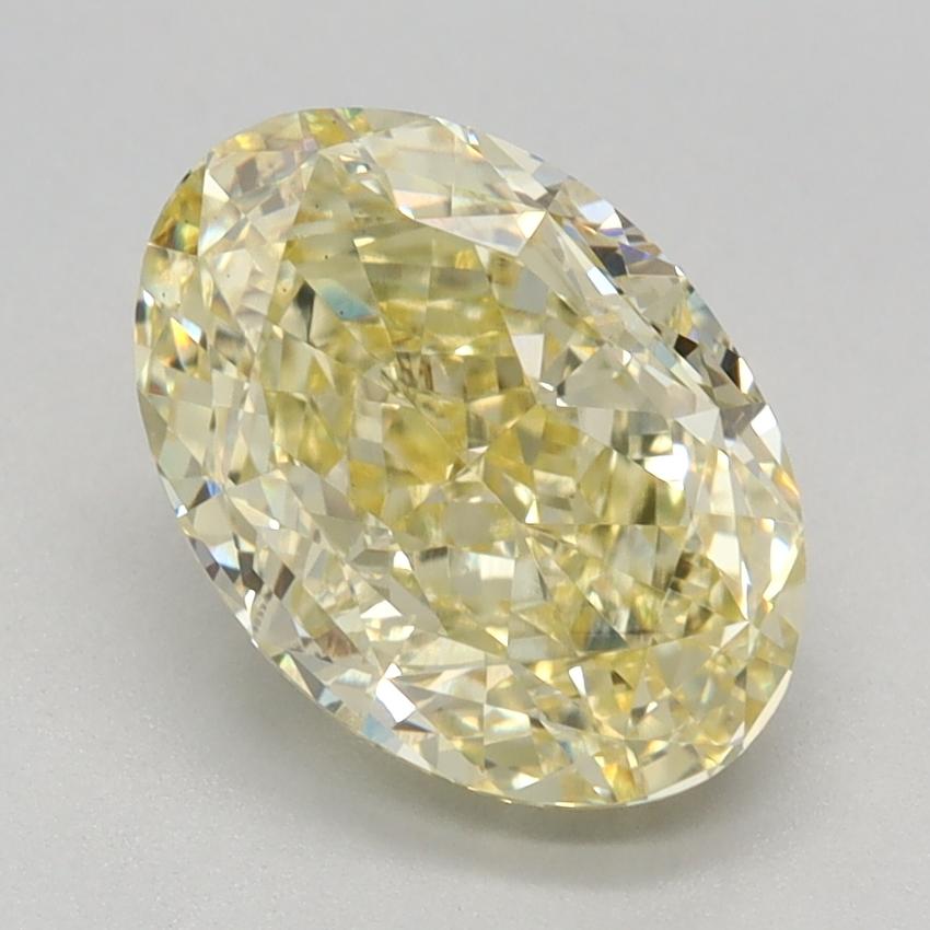 2.06 Ct. Fancy Intense Yellow Oval Lab Grown Diamond