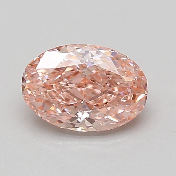 1.52 Ct. Fancy Vivid Pink Oval Lab Grown Diamond