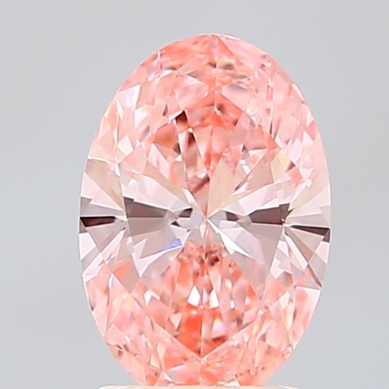 1.50 Ct. Fancy Vivid Pink Oval Lab Grown Diamond