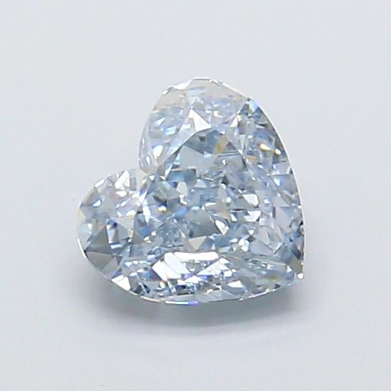 1.11 Ct. Fancy Intense New_Mst Blue Heart Lab Grown Diamond