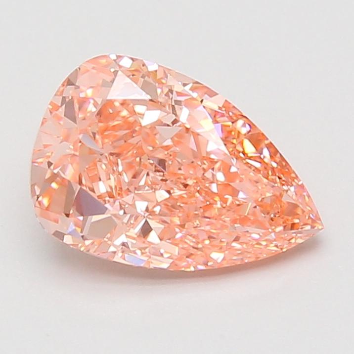 2.46 Ct. Fancy Vivid Pink Pear Lab Grown Diamond