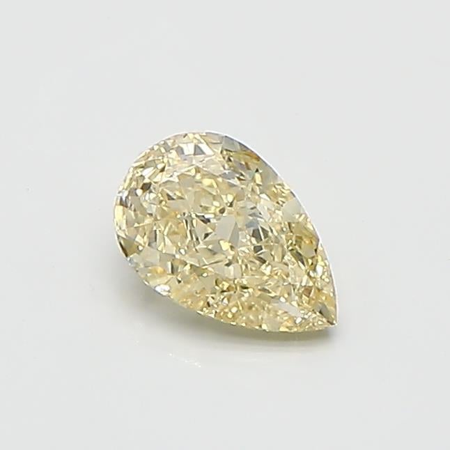 0.60 Ct. Fancy Light  Yellow Pear Lab Grown Diamond