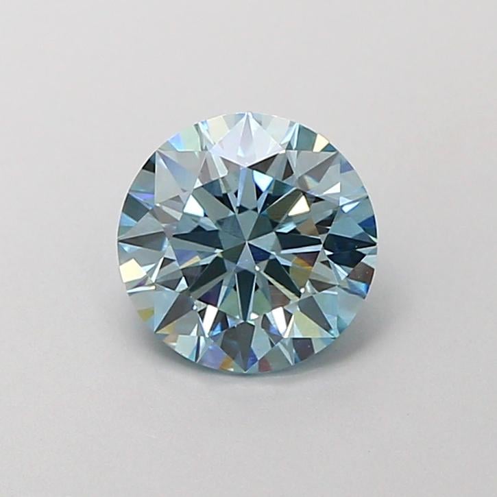 1.04 Ct. Fancy Intense  Blue Round Lab Grown Diamond