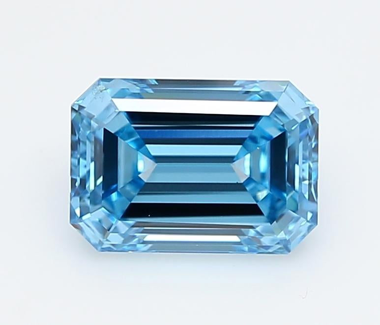 2.00 Ct. Fancy Vivid  Blue Emerald Lab Grown Diamond