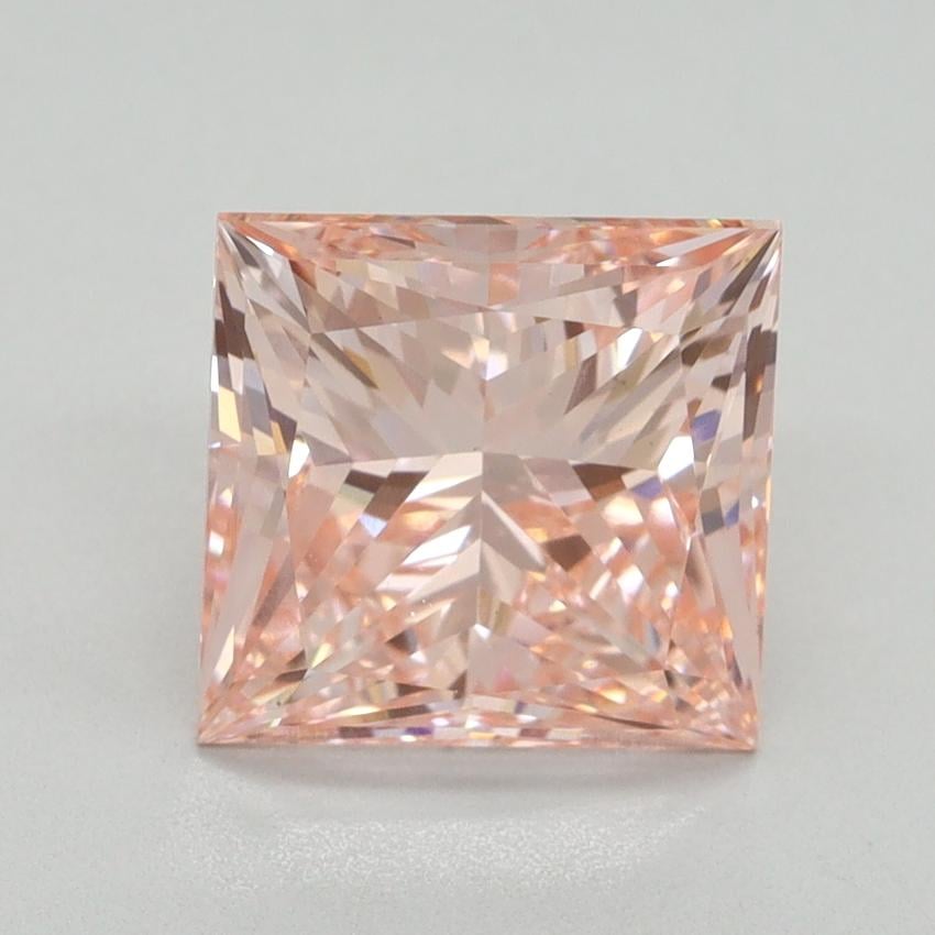 3.06 Ct. Fancy Intense Pink Princess Lab Grown Diamond