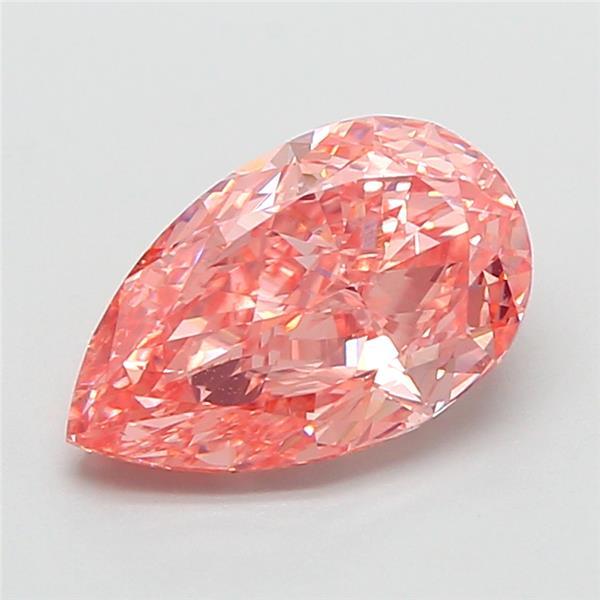 2.00 Ct. Fancy Vivid Pink Pear Lab Grown Diamond