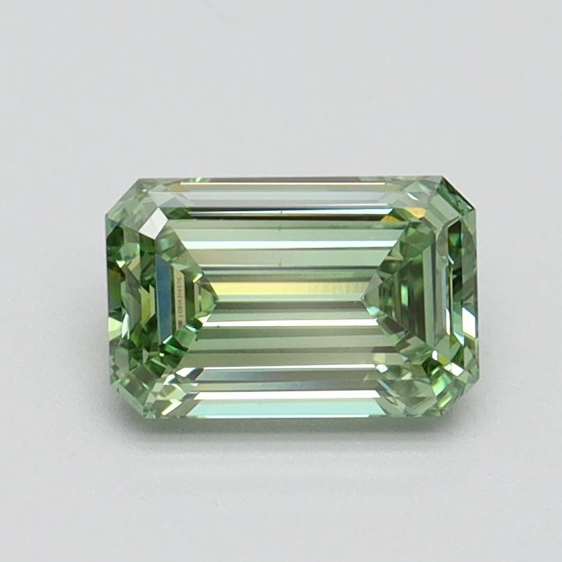 1.02 Ct. Fancy Intense Green Emerald Lab Grown Diamond