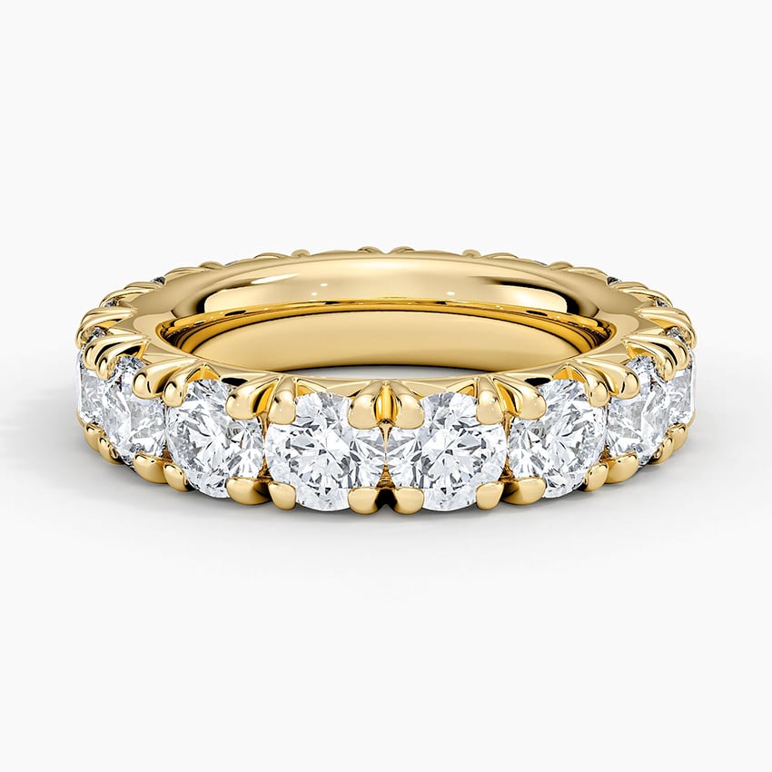 Rose gold diamond engagement ring with surprise diamond details