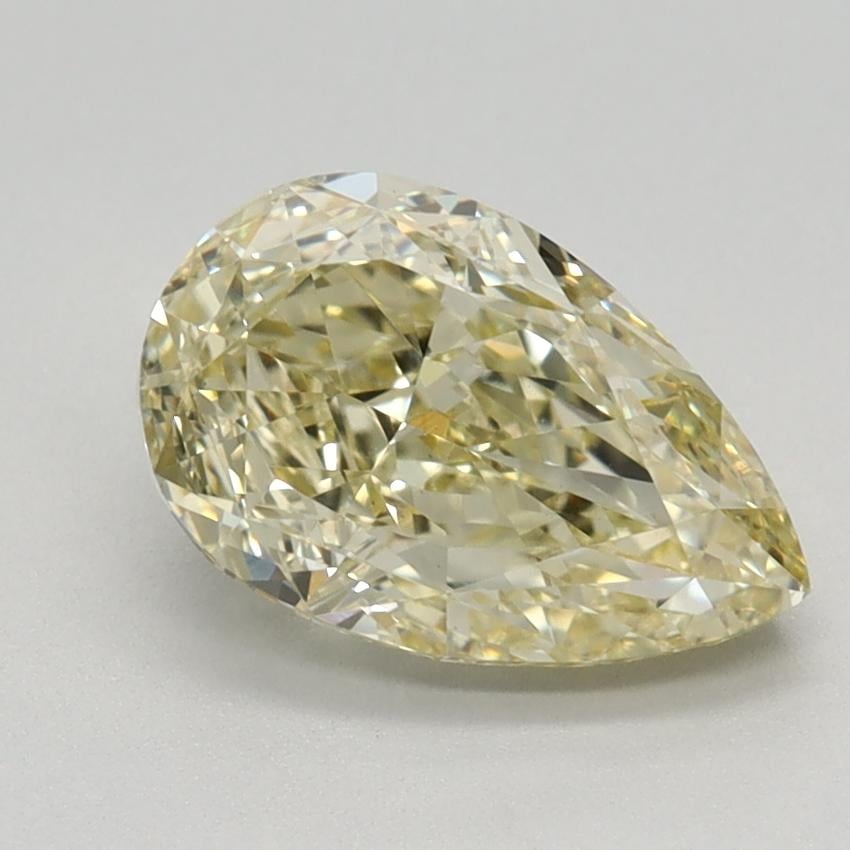 1.57 Ct. Fancy Yellow Pear Lab Grown Diamond