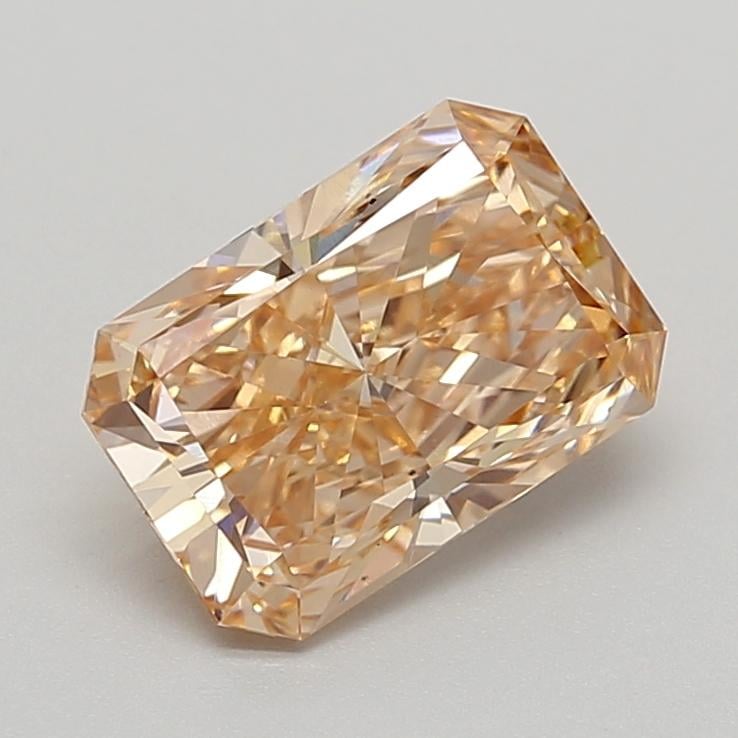 2.93 Ct. Fancy Intense Brownish Orange Radiant Lab Grown Diamond