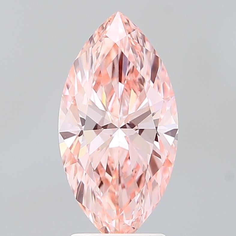 2.50 Ct. Fancy Vivid Pink Marquise Lab Grown Diamond