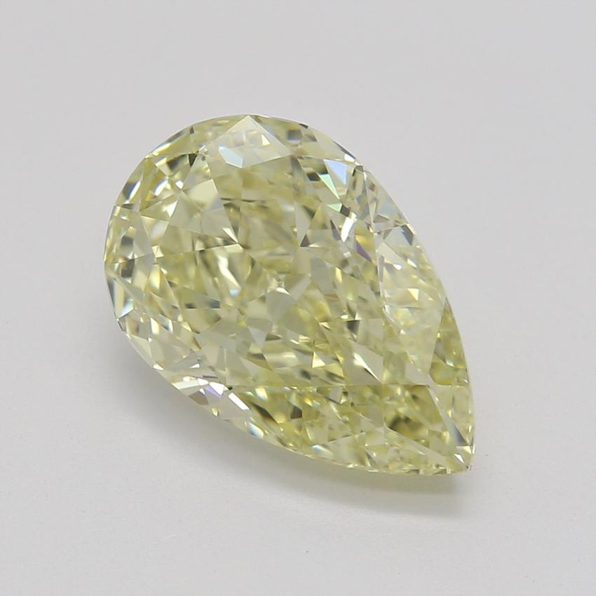 1.74 Ct. Fancy Light Yellow Pear Diamond