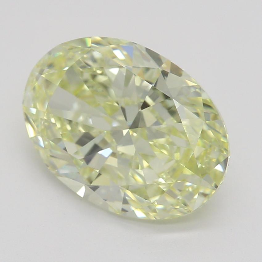 1.50 Ct. Fancy Light Yellow Oval Diamond