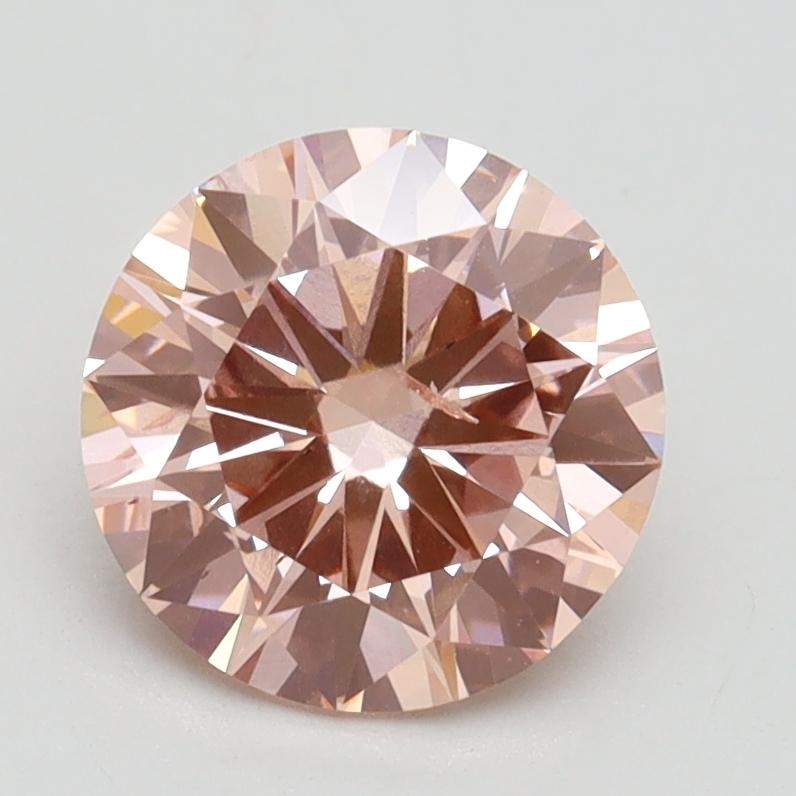 1.70 Ct. Fancy Intense Pink Round Lab Grown Diamond