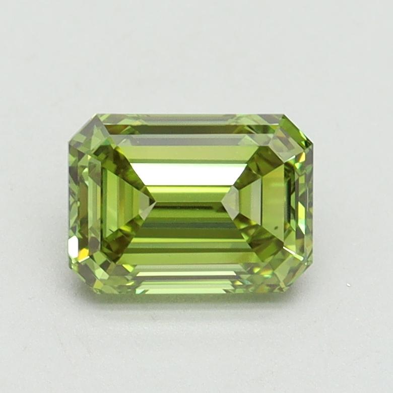 1.05 Ct. Fancy Vivid Green Emerald Lab Grown Diamond