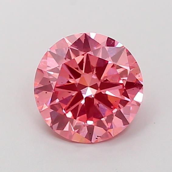 1.62 Ct. Fancy Vivid Pink Round Lab Grown Diamond
