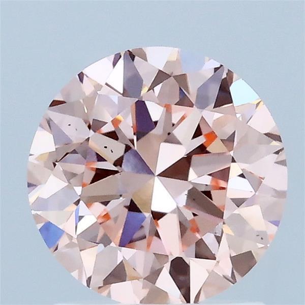 1.52 Ct. Fancy Intense Pink Round Lab Grown Diamond