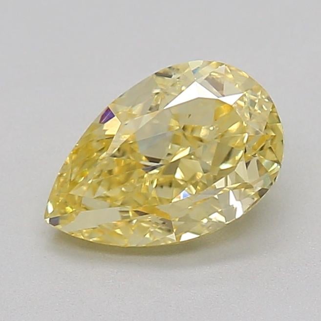1.01 Ct. Fancy Yellow Pear Lab Grown Diamond