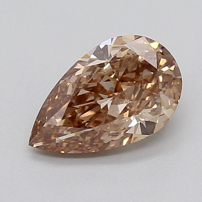 2.02 Ct. Fancy  Brown Pear Lab Grown Diamond