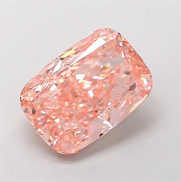 1.73 Ct. Fancy Intense Pink Cushion Lab Grown Diamond