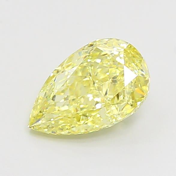 1.09 Ct. Fancy Intense Yellow Pear Lab Grown Diamond