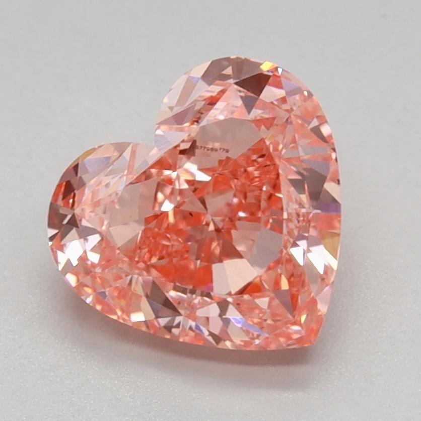 1.60 Ct. Fancy Vivid Pink Heart Lab Grown Diamond
