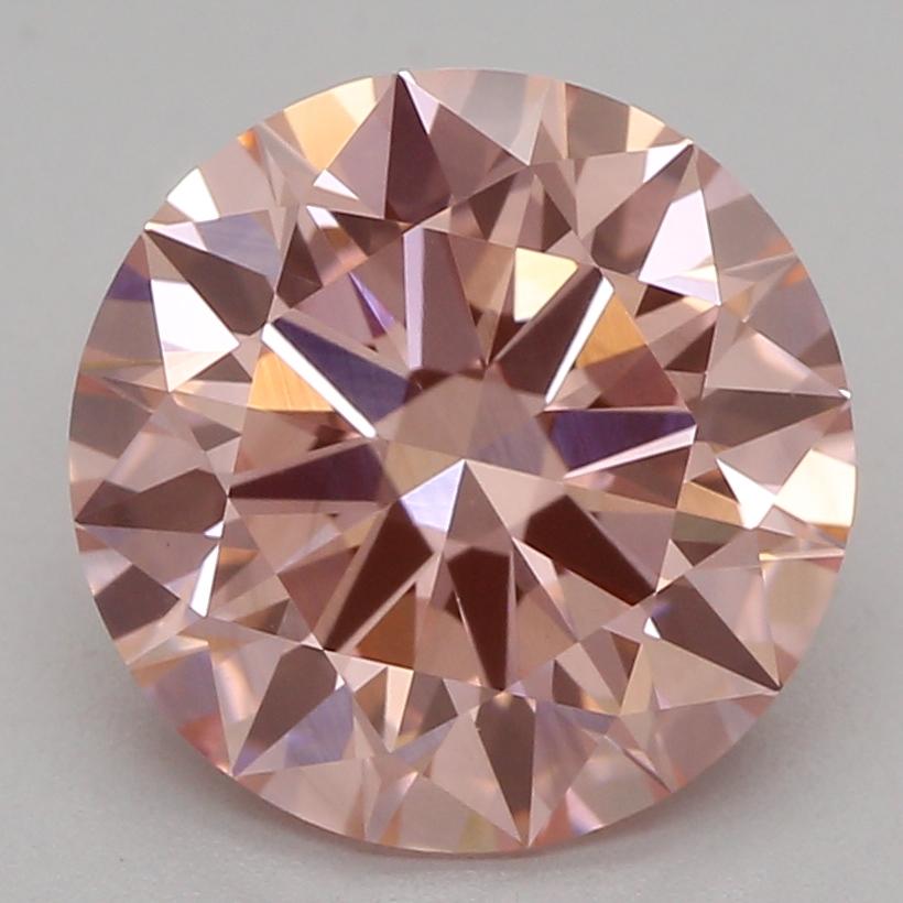 2.00 Ct. Fancy Vivid Pink Round Lab Grown Diamond