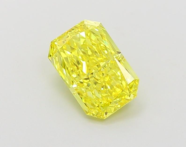 1.23 Ct. Fancy Vivid Yellow Radiant Lab Grown Diamond