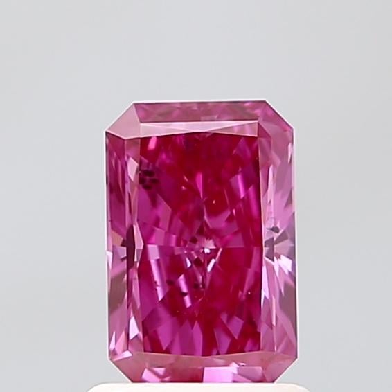 1.01 Ct. Fancy Vivid Pink Radiant Lab Grown Diamond
