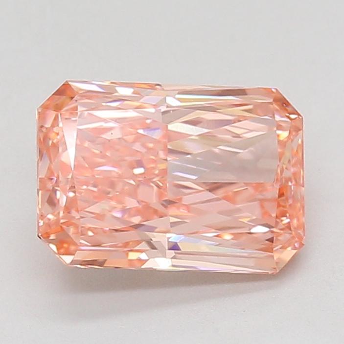 2.56 Ct. Fancy Vivid Pink Radiant Lab Grown Diamond
