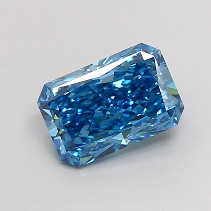 2.03 Ct. Fancy Vivid  Blue Radiant Lab Grown Diamond