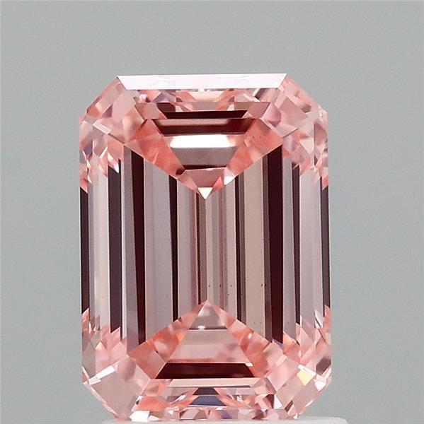 2.10 Ct. Fancy Intense Pink Emerald Lab Grown Diamond