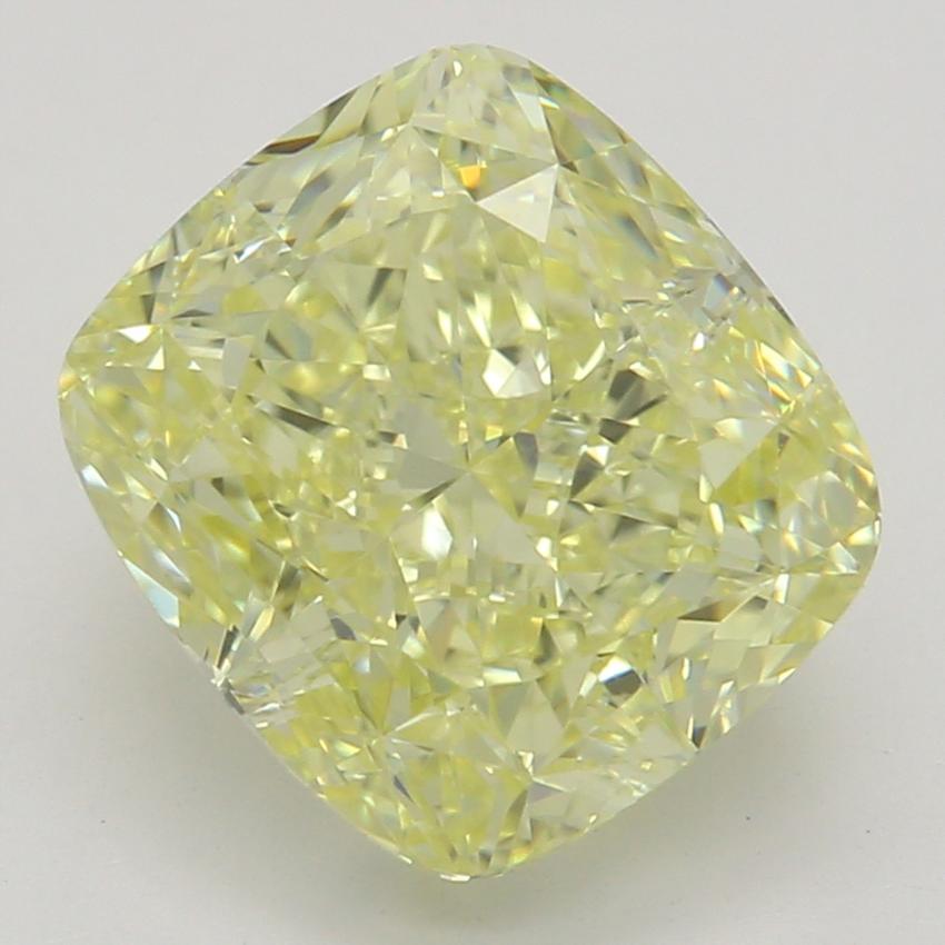 2.51 Ct. Fancy Yellow Cushion Diamond