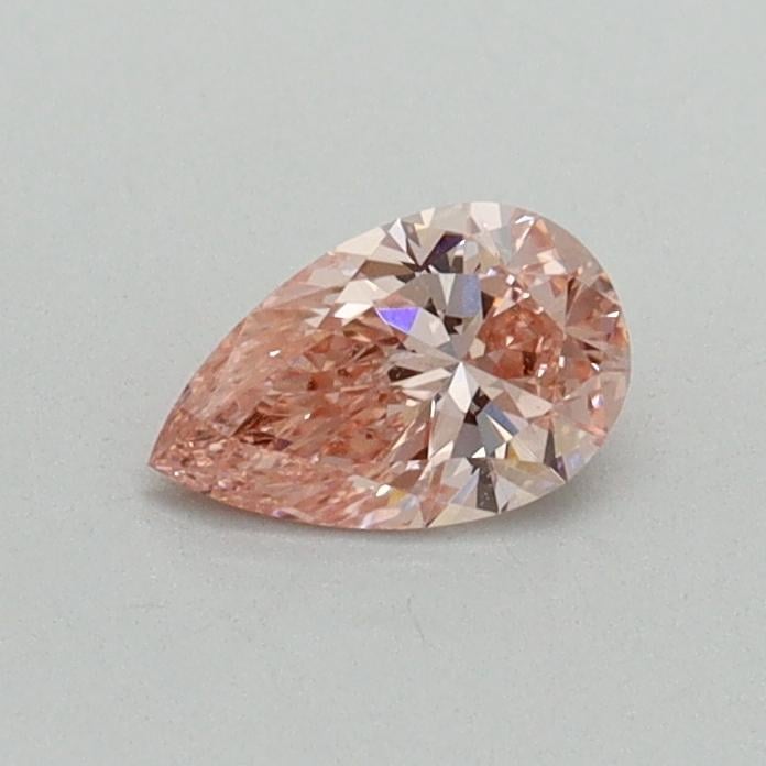 0.31 Ct. Fancy Vivid Pink Pear Lab Grown Diamond